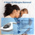 Mattress Vacuum Cleaner, Anti-allergen Bed Vacuum Cleaner with UV-C Light & Large Pulsating Pad, Powerful Suction & True Hepa Filter for Dust, Pet Hair, UV Bed Vacuum Corded, AP002
