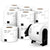 Anylabel - Compatible Shipping Labels Replacement for DK-1202 (2.4" x 3.9"), Use with Brother QL Label Printers (12 Rolls + 1 Reusable Cartridges, 300 Labels/Roll)
