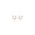 SWAROVSKI Stone Women's Hoop Crystal Pierced Earrings with Gold-Tone Pavé in a Rose-Gold Tone Plated Setting