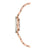 Anne Klein Women's AK/2434RGRG Diamond-Accented Rose Gold-Tone Bracelet Watch