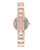 Anne Klein Women's AK/2434RGRG Diamond-Accented Rose Gold-Tone Bracelet Watch