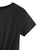 MakeMeChic Women's Summer Crop Top Solid Short Sleeve Twist Front Tee T-Shirt Black M