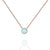 PAVOI 14K Rose Gold Plated Round Created White Opal Necklace | Opal Necklaces for Women