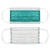 4 Ply Disposable Face Mask Protective(50PCS), Elastic Earloops, Single Use- Green