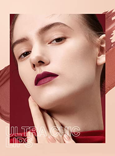 12pcs Lip Liner and Lipstick Makeup Set, 6 Velvety Matte Liquid