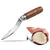 Coconut Opener Tool Set for Young & Mature Coconuts with Hammer Stainless Steel Knife – Coconut Meat Removal Scraper Knife - Super Safe & Easy (Remover Knife)