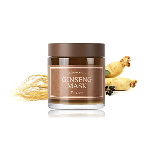 [I'M FROM] Ginseng Mask, detox, elasticity, prevent fine lines, 3.97% ginseng extract, 120g, 4.23oz