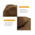 Lisianthus Women Belt Buckle Fedora Hat Dark-Camel