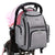 Diaper Bag Backpack, Large Travel Multifunction Waterproof Baby Nappy Changing Bag for Dad Mom with Insulated Pockets, Changing Pad, Storller Straps, Mancro Maternity Baby Bag for Boys Girls, Grey