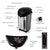 NutriChef Electric Hot Water Kettle -Tea Kettle Food Grade Stainless Steel Inner Pot For Coffee & Tea 3.38 Quarts - Keep Water Hot- Auto Boiler Shut Off Stainless Steel - PKWK43