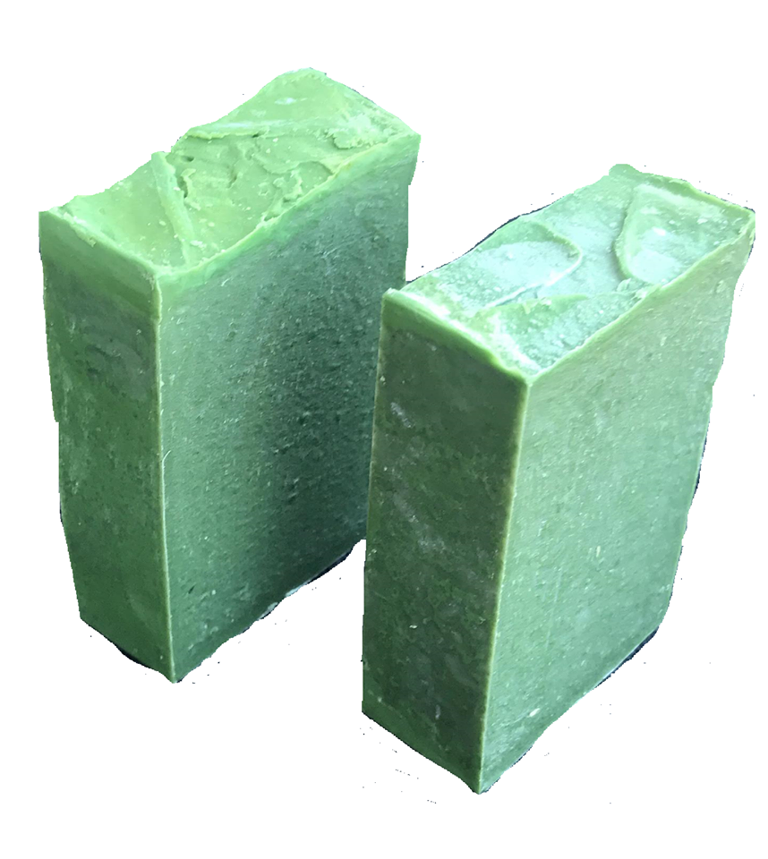 NATURAL HERBAL HAND-MADE GREEN SOAP (2-pack)